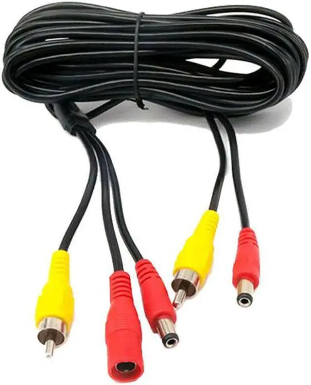 Alt view image 4 of 7 - Paiying 7M Car RCA Power o Video AV Cable Extension Wire for Auto Reversing Camera