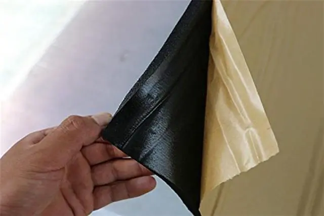 Alt view image 5 of 7 - Paiying 55''x39" Aluminum & Foam Auto Fire Wall Mat Soundproof Noise Insulation Deadener