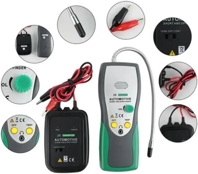 Alt view image 4 of 7 - Paiying Car Cable Wire Short Open Finder Auto Circuits Tracer Circuit Checker Test Leads