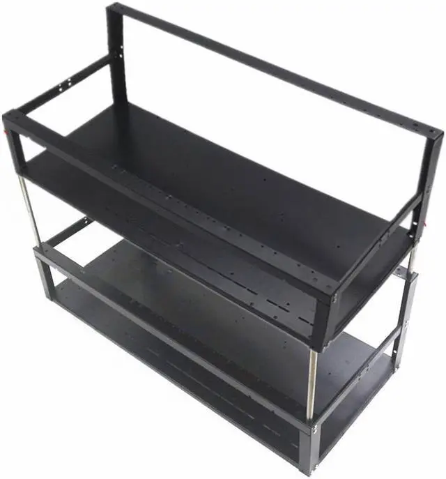 Main image of Acaigel Double Deck 12 GPU Open Air Frame Rack Case For ETH BTC Mining Rig Computer USA