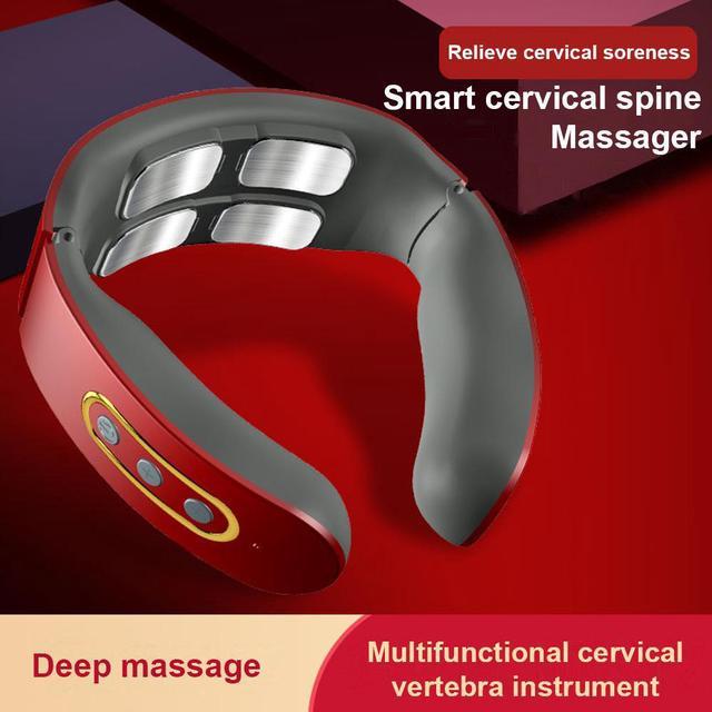 Electric Cervical Pulse Neck Massager Muscle Relax Massage