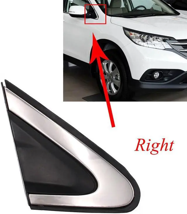 Alt view image 2 of 5 - Furulu Right Side Mirror Fender Corner Cover Trim For 2012-2016 Honda CRV 75490-T0A-003