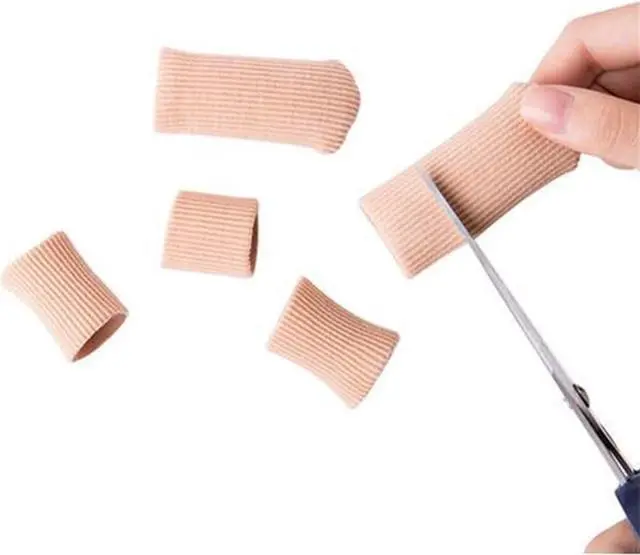 Alt view image 6 of 6 - Paiying 4 Pcs Large Foot Toe Bandage Finger Tube Protector