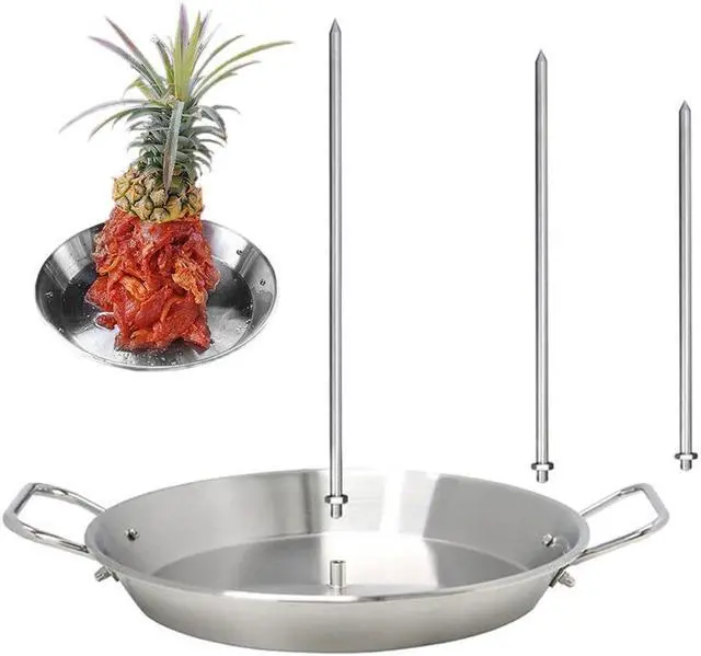 Alt view image 2 of 7 - Vertical Stainless Steel BBQ Skewer Stand 3 Sizes Of Skewers Grill Or Oven