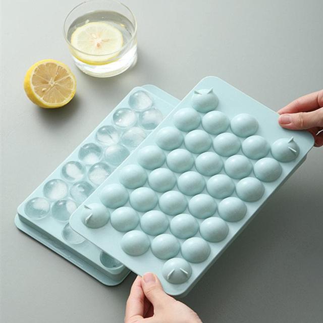 Round Ice Cube Tray,Ice Ball Maker Mold for Freezer,Circle Ice Cube