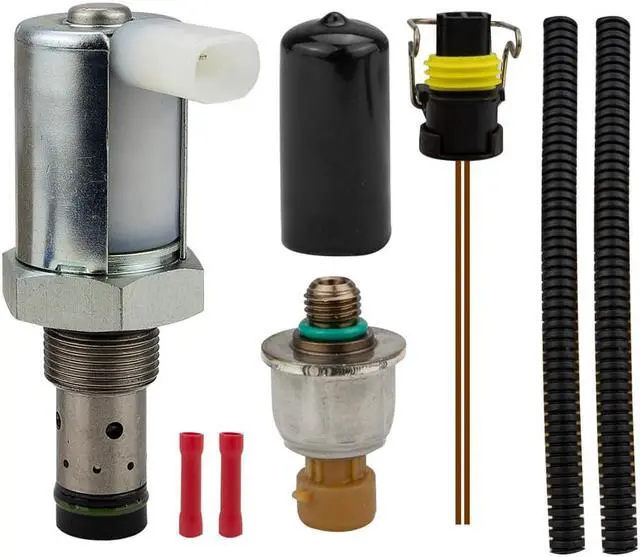 Alt view image 2 of 7 - Acaigel Fuel Pressure Regulator & Sensor Ipr Icp Kit For Ford F250 F350 Super Duty 6.0L