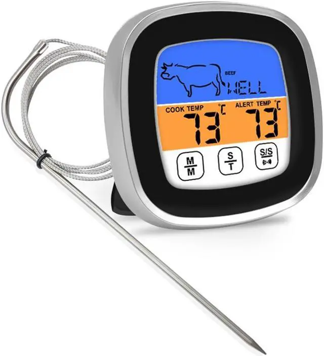 Main image of Intelligent Digital Meat Food Thermometer With Large LCD Display for Cooking