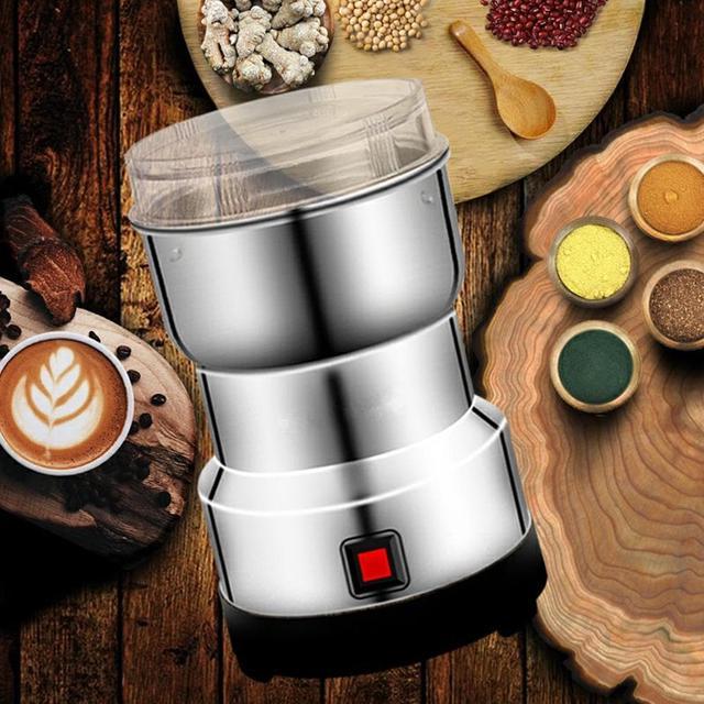 1x Stainless Steel Electric Coffee Bean Grinder Nut Grind Spice Crusher  Blender 