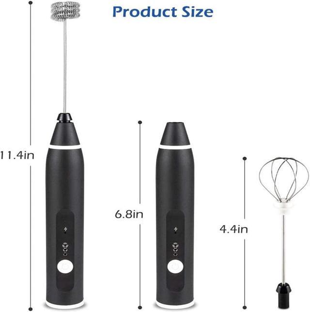 1200mAh Electric Egg Beater 5 Speeds Electric Milk Frother USB