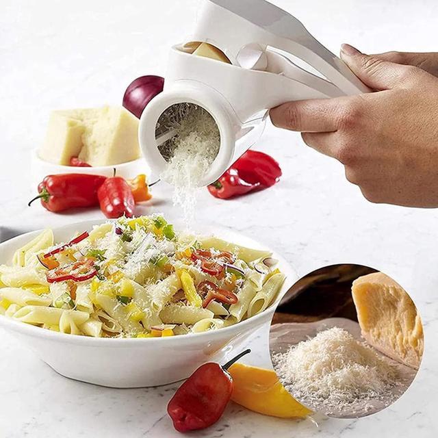 Hand-cranked Cheese Grater With Handle, Manual Cheese Grater