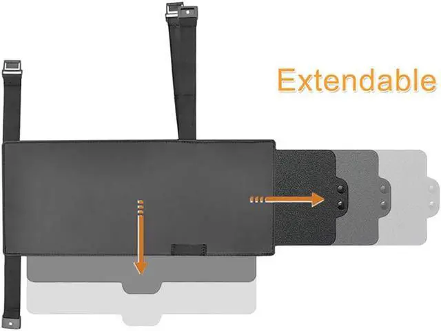 Alt view image 4 of 7 - Paiying Upgrade Car Shade Sun Extend Visor Shield Anti Glare Extension Driving