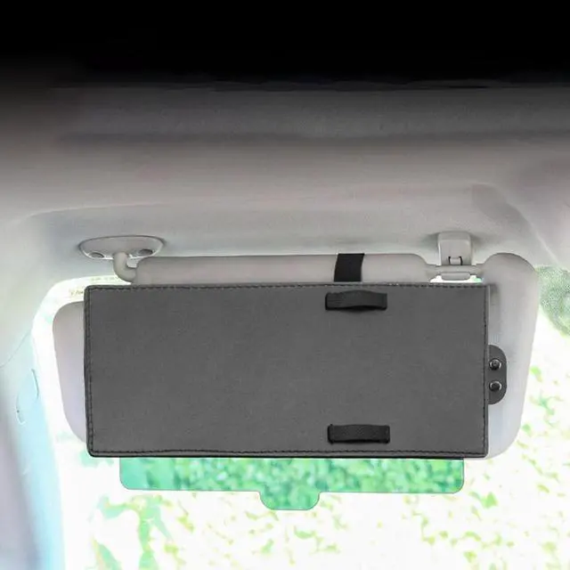 Alt view image 6 of 7 - Paiying Upgrade Car Shade Sun Extend Visor Shield Anti Glare Extension Driving