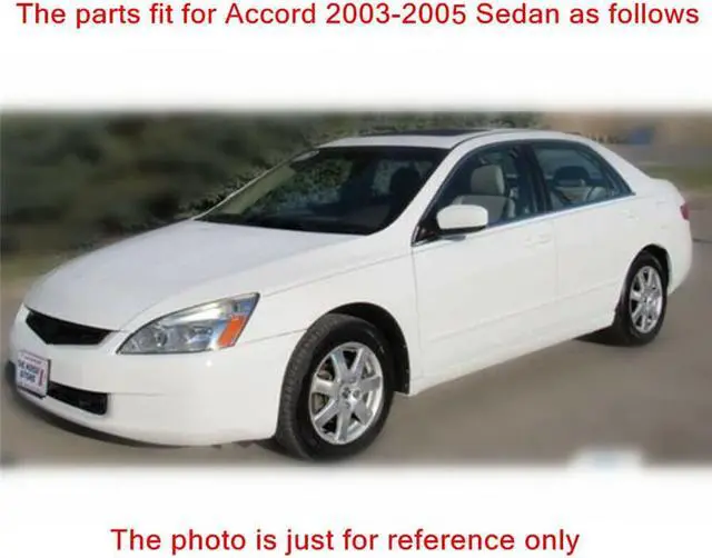 Alt view image 4 of 7 - Acaigel Front Left Door Rubber Seals Weatherstrip For Accord Sedan 2003-2007