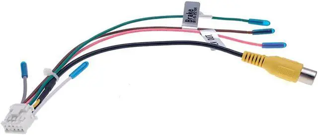 Main image of Acaigel 10 Pin Car RCA Rear View Camera Video Input Cable Adapter Wiring Connector
