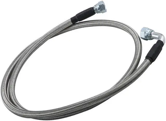 Alt view image 3 of 7 - Paiying 52 Inch Length Stainless Braided Transmission Cooler Hose Line For TH350 700R4 TH400