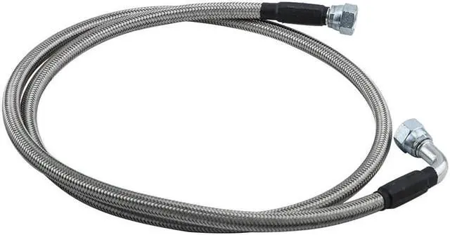 Alt view image 5 of 7 - Paiying 52 Inch Length Stainless Braided Transmission Cooler Hose Line For TH350 700R4 TH400