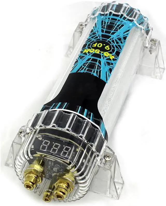Main image of Acaigel 9.0 Farad Capacitor Car Audio Digital Voltage Power Subwoofer Modified w/LED USA