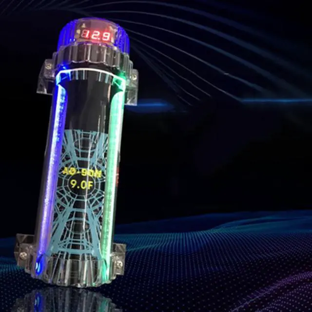 Alt view image 3 of 7 - Acaigel 9.0 Farad Capacitor Car Audio Digital Voltage Power Subwoofer Modified w/LED USA