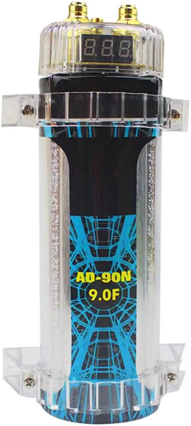 Alt view image 6 of 7 - Acaigel 9.0 Farad Capacitor Car Audio Digital Voltage Power Subwoofer Modified w/LED USA