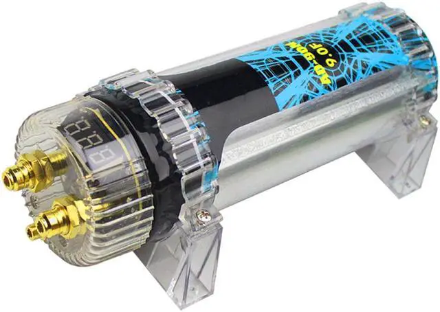 Alt view image 4 of 7 - Acaigel 9.0 Farad Capacitor Car Audio Digital Voltage Power Subwoofer Modified w/LED USA