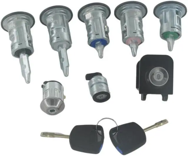 Alt view image 2 of 5 - Acaigel Full Set Lock For 2002-2013 Ford Transit Connect Ignition Switch Door Trunk Hood