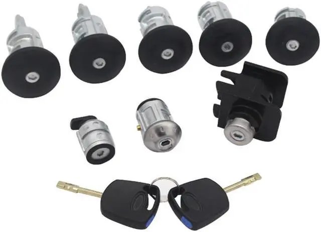 Alt view image 5 of 5 - Acaigel Full Set Lock For 2002-2013 Ford Transit Connect Ignition Switch Door Trunk Hood