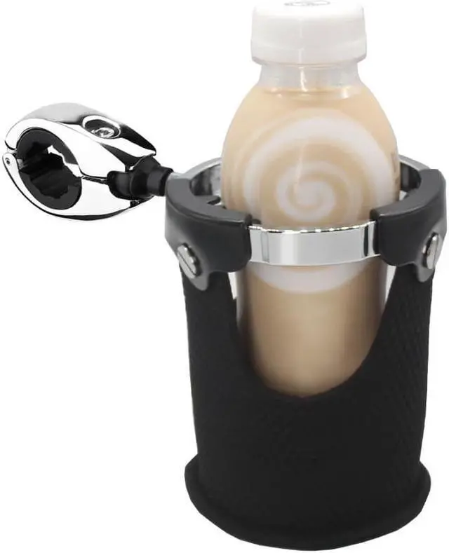 Alt view image 4 of 7 - Paiying Adjustable Motorcycle Cup Holder Handlebar Mount For ATV Bike Kayak Canoe