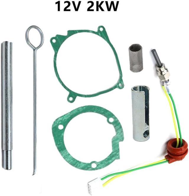 Acaigel 12V 2KW Diesel Heater Repair Kit For Webasto Eberspacher Heaters  Glow Plug & Gasket Repair Parts 