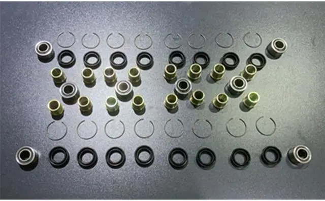 Alt view image 2 of 5 - Acaigel 1 Set Front A Arm Bushings w/ Bearings for For Honda Sportrax TRX300EX 1993-2008