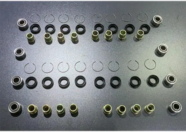 Alt view image 3 of 5 - Acaigel 1 Set Front A Arm Bushings w/ Bearings for For Honda Sportrax TRX300EX 1993-2008