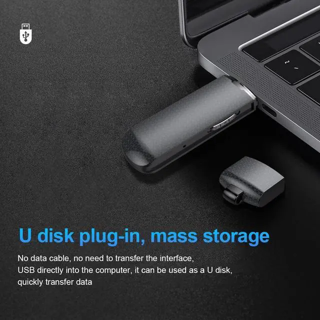 Alt view image 5 of 7 - Acaigel 16GB Mini Voice Activated Sound Audio Recorder USB Flash Drive U Disk