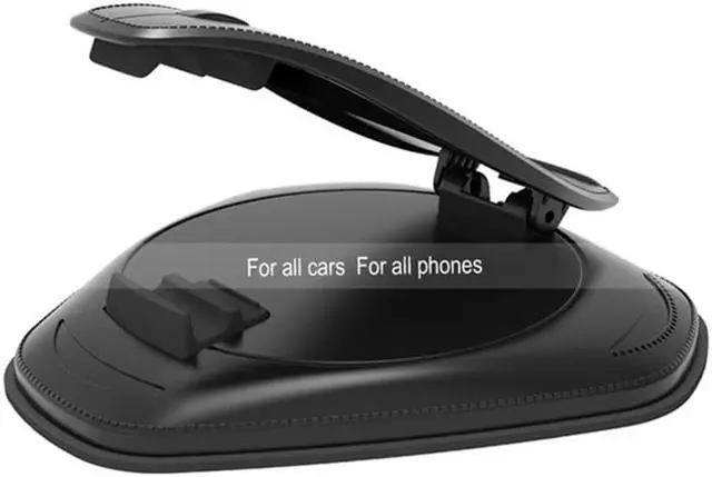 Main image of Acaigel Black  Car Phone Mount Dashboard Holder Stand Sun Shade for iPhone 12 X