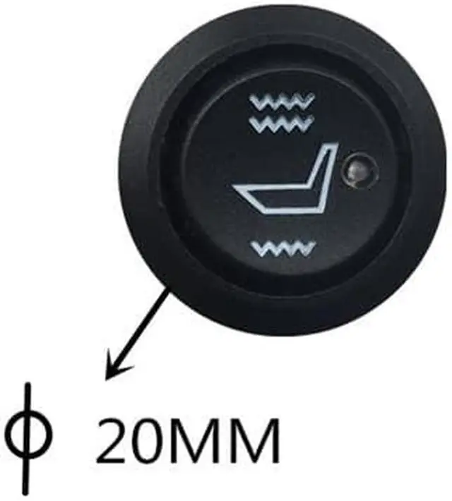 Alt view image 3 of 5 - Paiying 12V Carbon Fiber Seat Heating Pad Heater Waterproof For Motorcycle ATV E-BIKE 1x