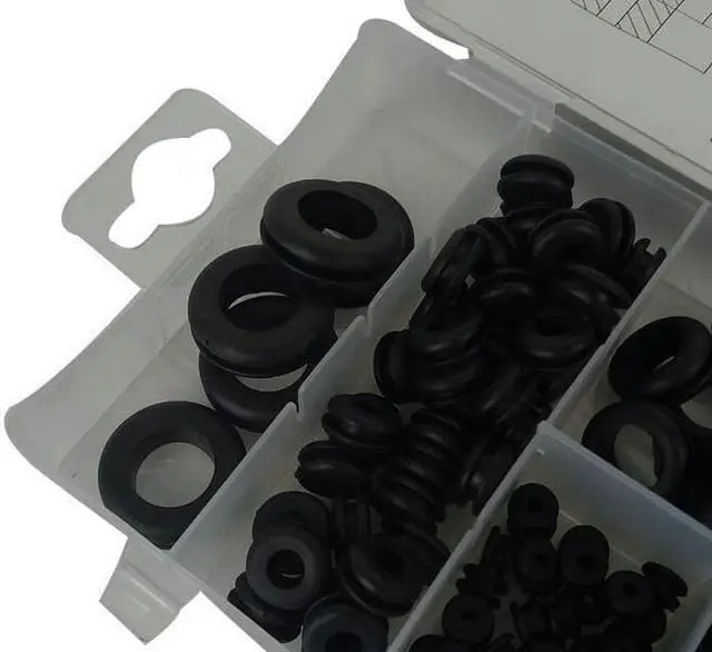 Alt view image 5 of 6 - 180x Rubber Grommet Car Hole Sleeve Plug Electrical Wire Protector Gasket Seal
