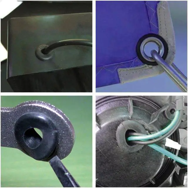 Alt view image 6 of 6 - 180x Rubber Grommet Car Hole Sleeve Plug Electrical Wire Protector Gasket Seal