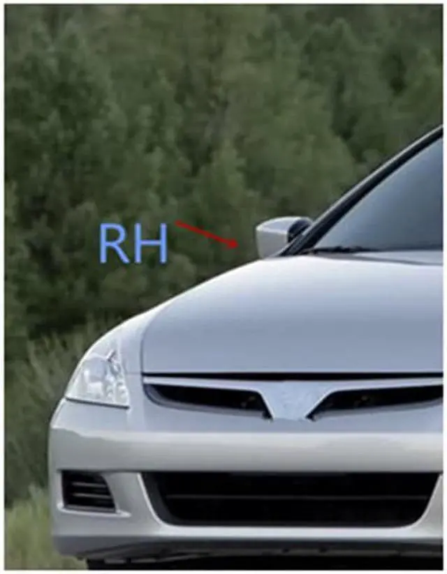 Alt view image 7 of 7 - Acaigel Right Side Rear View Mirror Cover Trim Cap For 2003-2007 Honda Accord Sedan