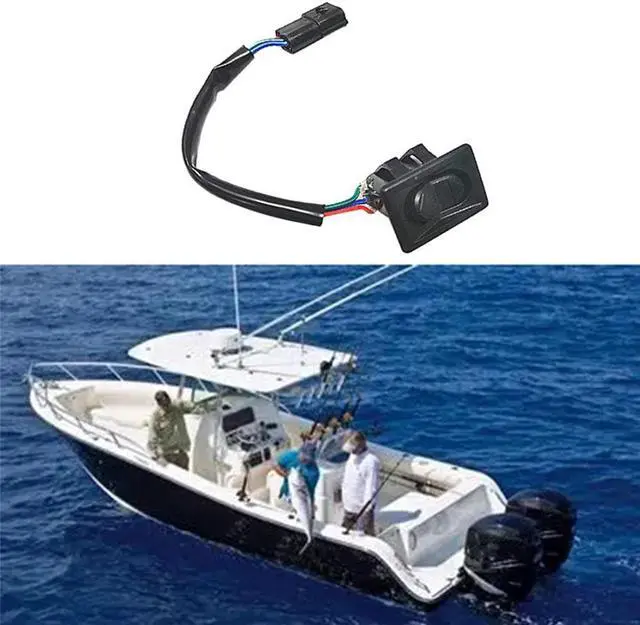 Alt view image 2 of 5 - Acaigel Trim Tilt Switch 87-8569901 87-896620001 For Mercury Outboard 25-400HP 1999-Up