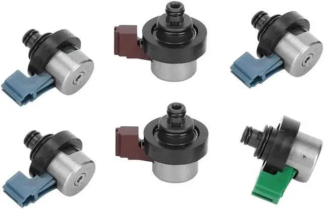 Alt view image 2 of 6 - Acaigel 6Pcs 4EAT Transmission Solenoids Set For Subaru Forester 2.5 Outback