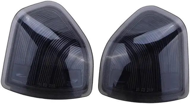 Alt view image 3 of 5 - Furulu Side Mirror Lights Turn Signal Smoked Amber LED For Dodge Ram 1500 2500 3500 etc