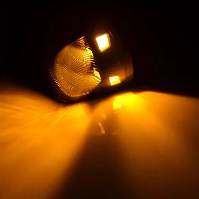 Alt view image 6 of 6 - Acaigel Smoked Amber LED Side Mirror Lights For Dodge Ram 1500 2500 3500