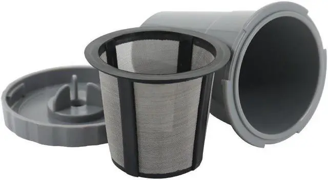 Alt view image 2 of 7 - Acaigel 1 Set K-Cup Coffee Filter Reusable Replacement Refillable Holder For Keurig