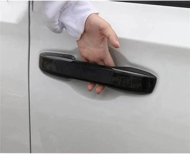 Alt view image 2 of 7 - Acaigel Glossy Black Door Handle Cover Trim For Honda Civic 11th Gen 2022 2023