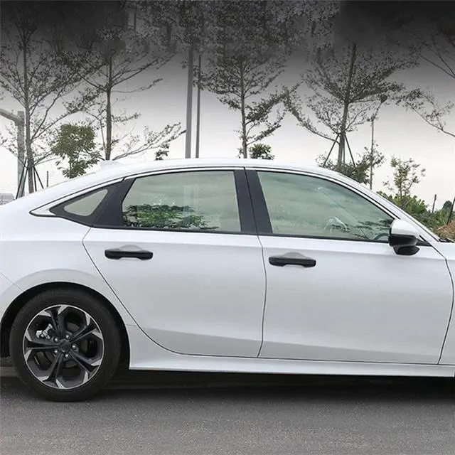 Alt view image 6 of 7 - Acaigel Glossy Black Door Handle Cover Trim For Honda Civic 11th Gen 2022 2023