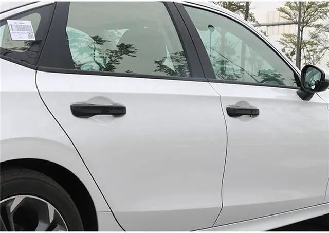 Alt view image 7 of 7 - Acaigel Glossy Black Door Handle Cover Trim For Honda Civic 11th Gen 2022 2023