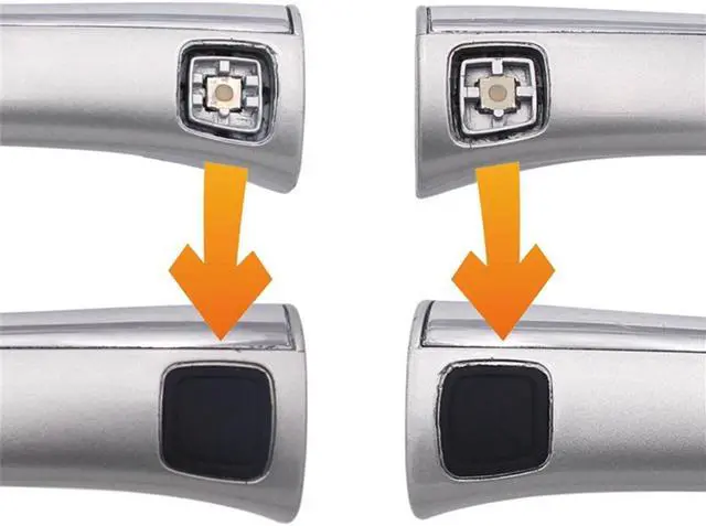 Alt view image 4 of 7 - Acaigel 2X Keyless Go Door Handle Button Cover Repair Kit For Mercedes W220 S SL CL