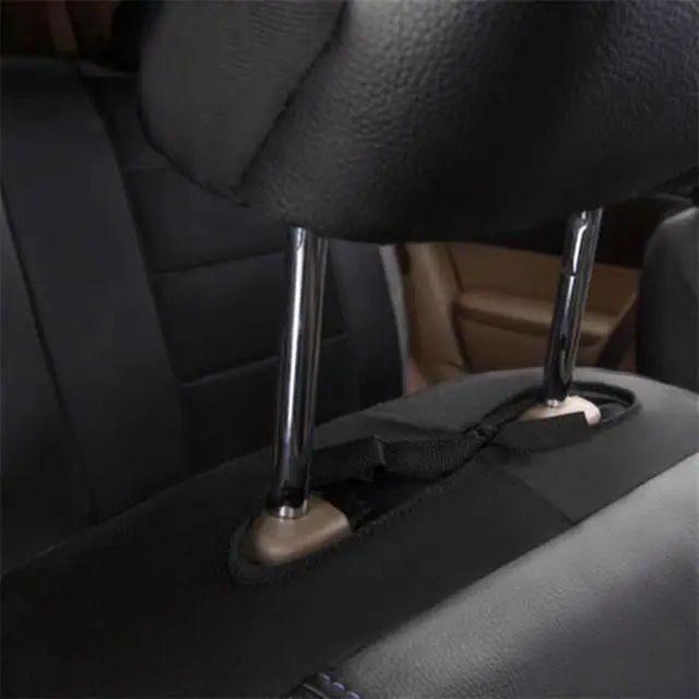 Alt view image 6 of 7 - Paiying Full Set Waterproof PU Leather Diamond Lattice Styling Car Seat Covers