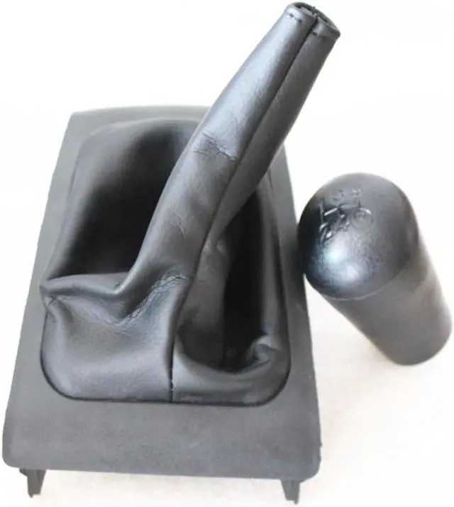 Main image of Yingshan Gear Shift Knob w/ Shifter Boot Set Black For 05-12 Toyota Tacoma 5 Speed Manual