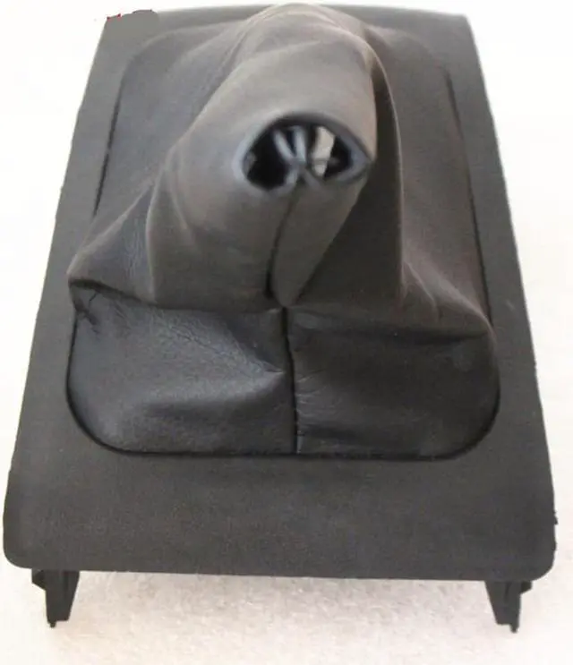 Alt view image 4 of 6 - Yingshan Gear Shift Knob w/ Shifter Boot Set Black For 05-12 Toyota Tacoma 5 Speed Manual