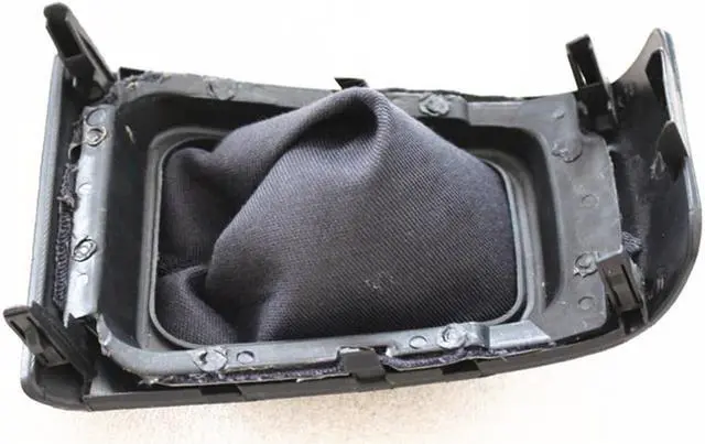 Alt view image 2 of 6 - Yingshan Gear Shift Knob w/ Shifter Boot Set Black For 05-12 Toyota Tacoma 5 Speed Manual