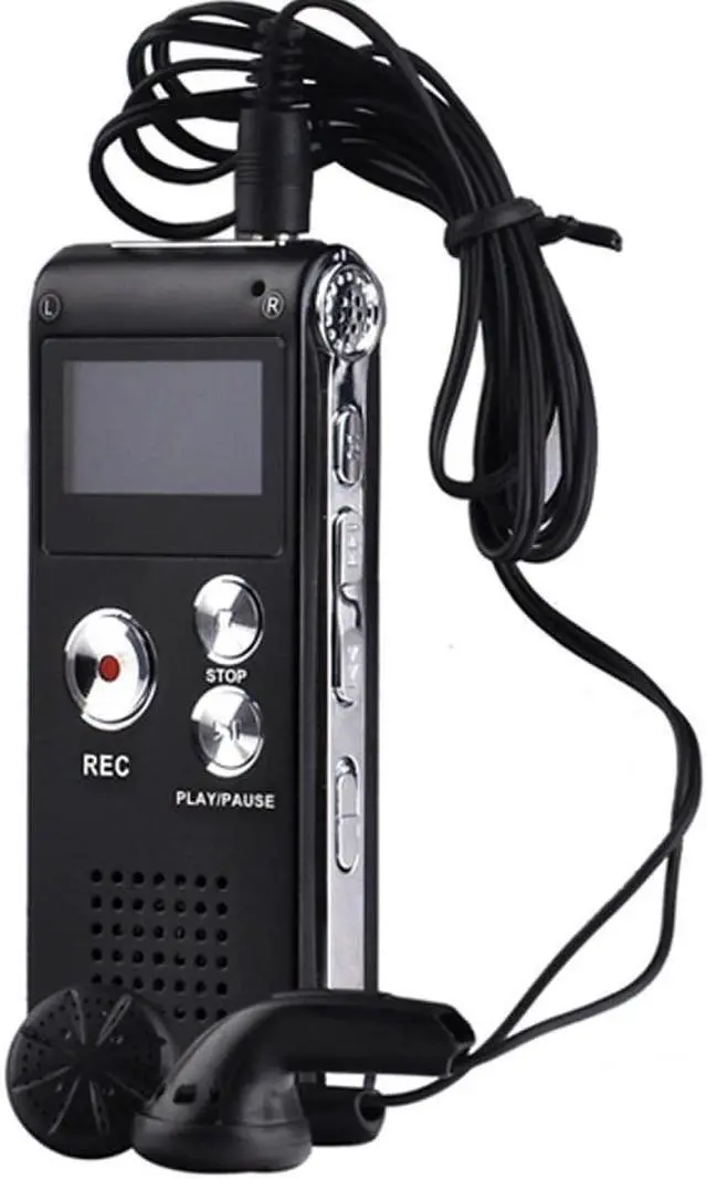 Alt view image 11 of 12 - Multi-functional Rechargeable 8GB Digital Audio Voice Recorder Dictaphone MP3 Player